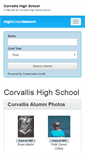 Mobile Screenshot of corvallishighschool.org