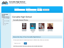 Tablet Screenshot of corvallishighschool.org